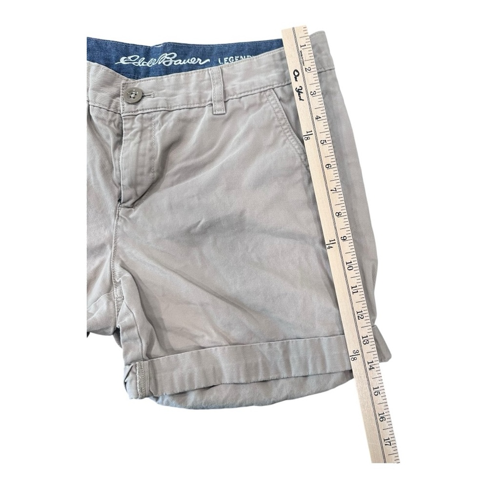 Eddie Bauer Women’s Legend Wash khaki Shorts size 8 - Picture 4 of 6